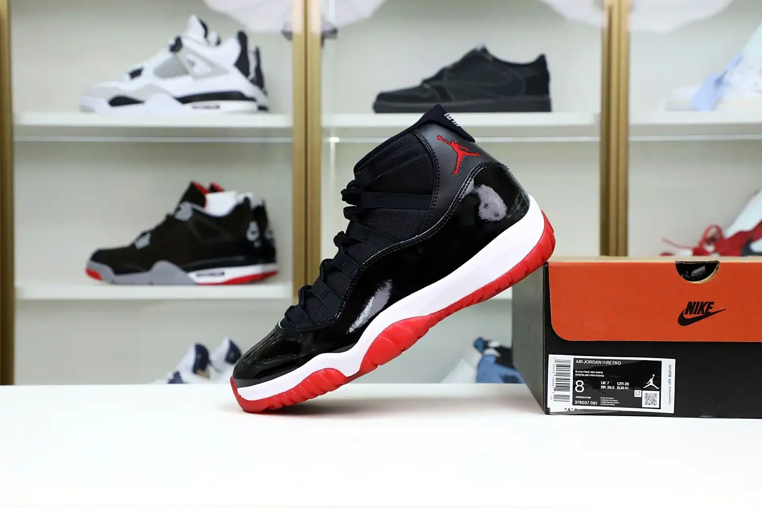2019 'BRED' Kimikick JORDAN RETRO AIR 11 0805